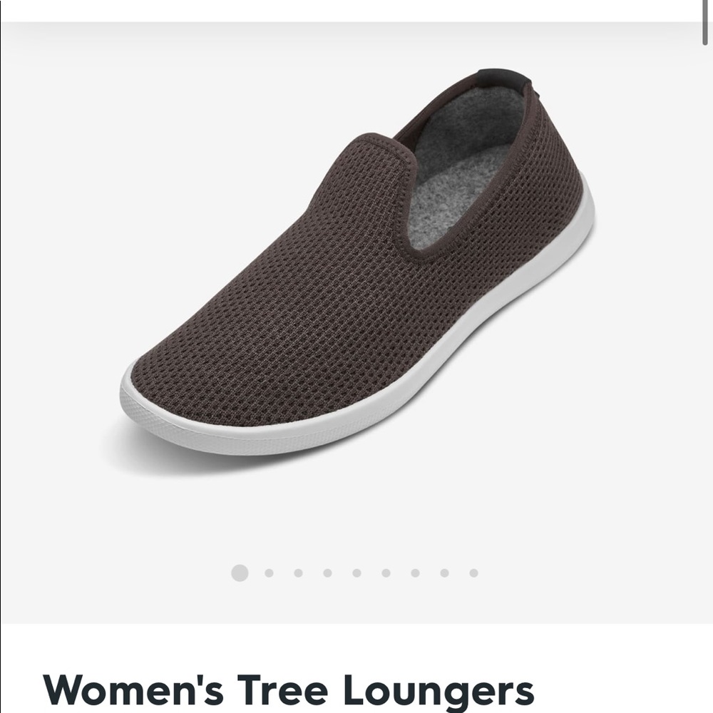 Allbirds Charcoal Tree Loungers Size 8